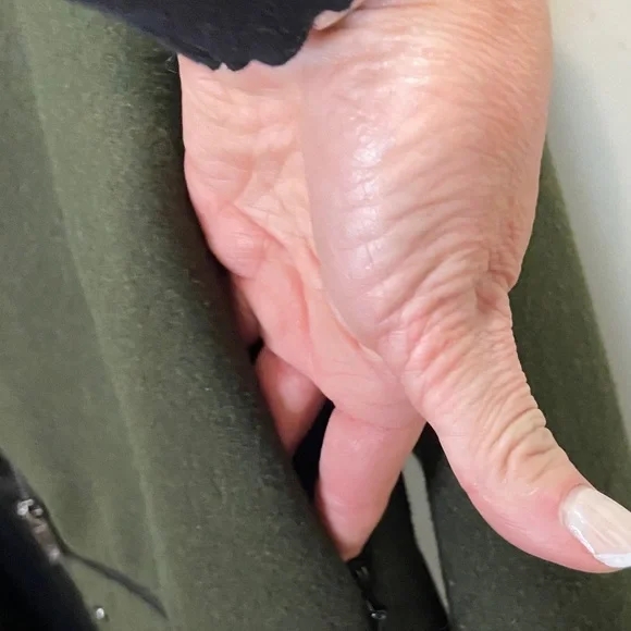 Zac Posen Genuine Raccon/ Baby Calf Fur Wool Convertible Coat US 14 / XL - Picture 7 of 16